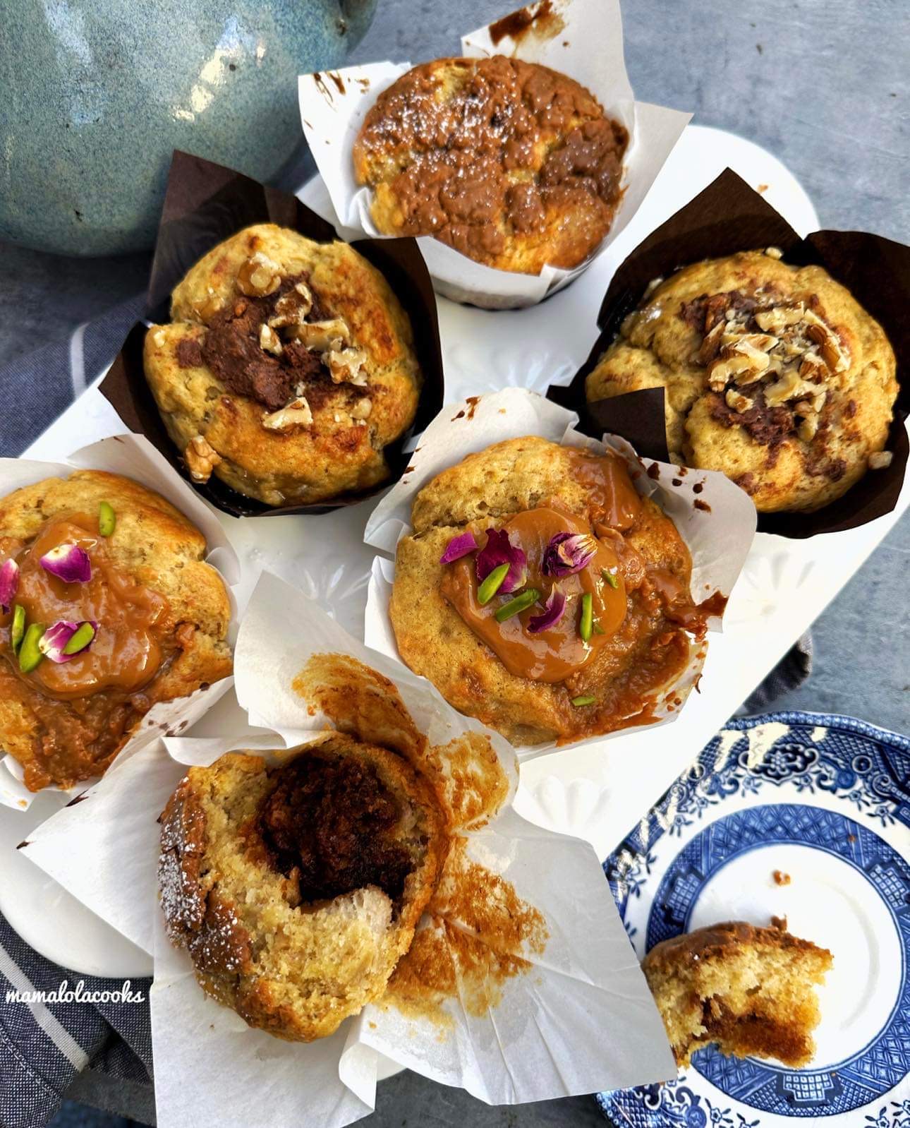 Banana Muffin Bombs Three Ways Mama Lola Cooks 7039